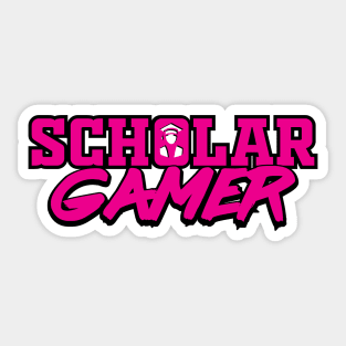 Scholar Gamer Sticker